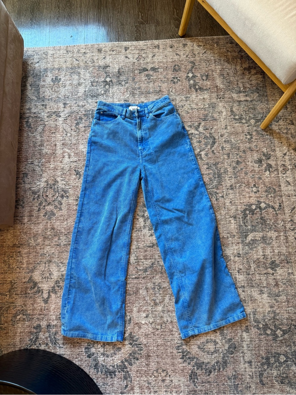 BDG Blue Wide-Leg High-Rise Jeans